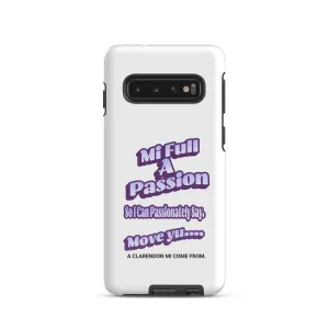 A CLARENDON MI COME FROM - Tough case for Samsung - Jamaican phone case, Customized Jamaican phone case, funny Jamaican phone case
