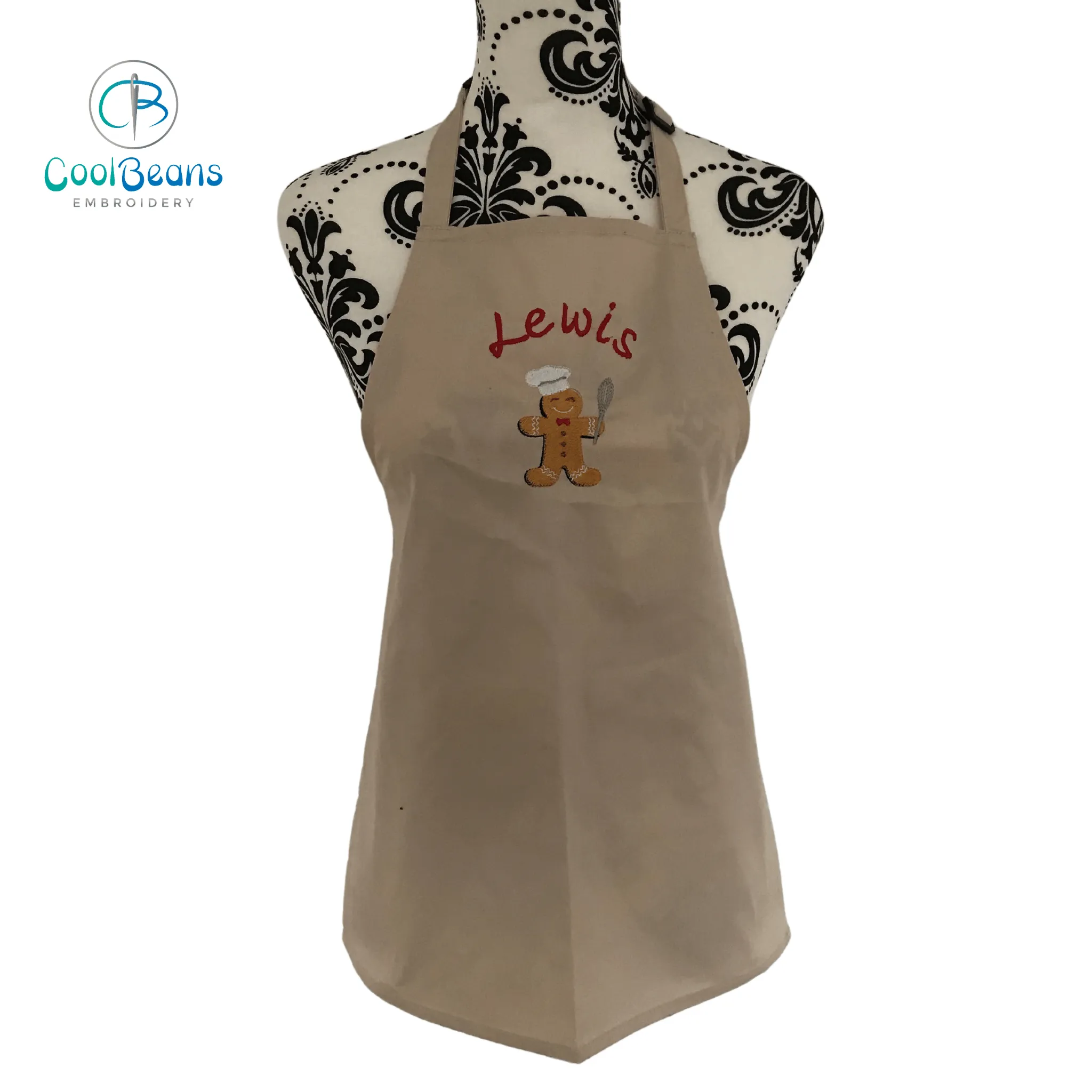 Apron - Gingerbread Man - Personalised