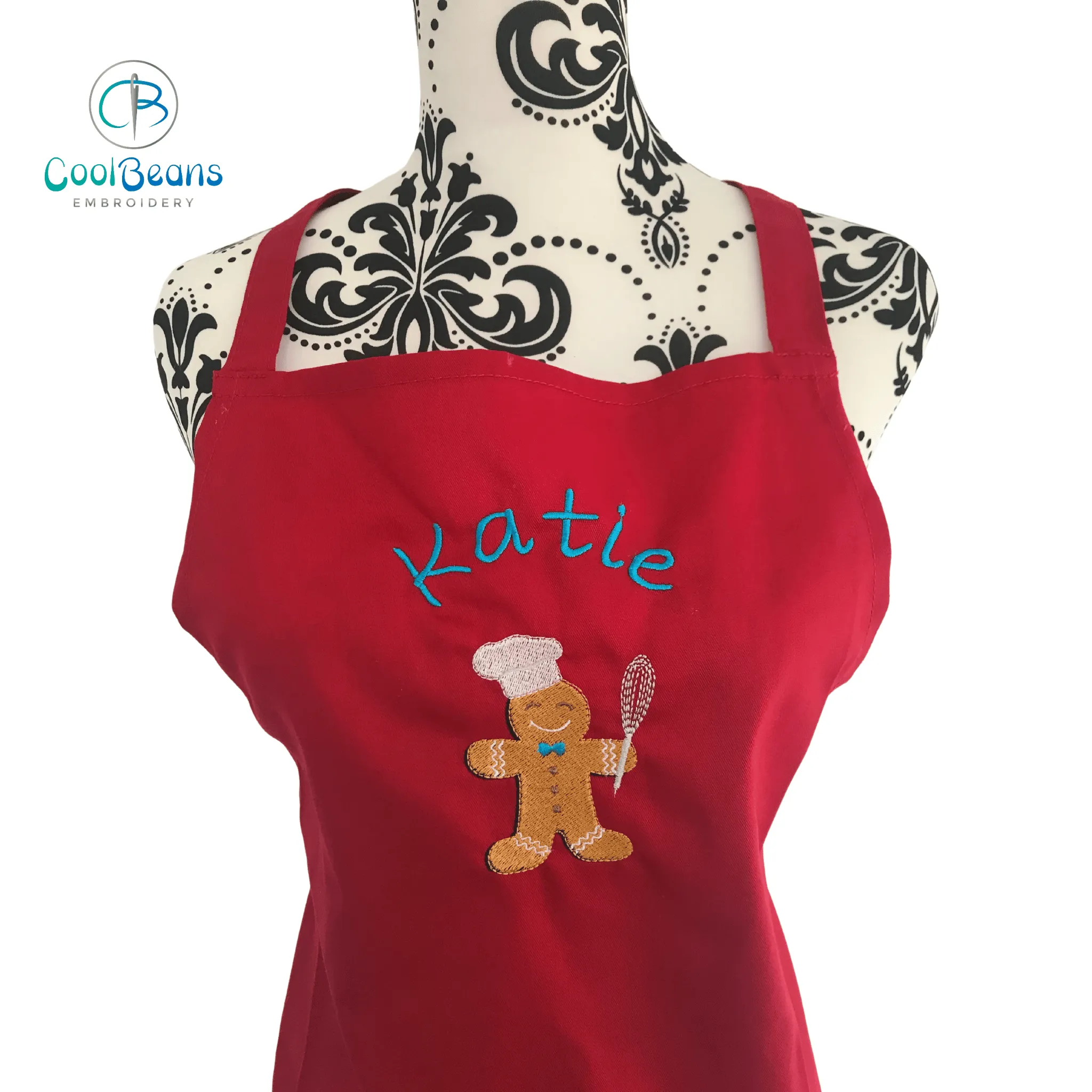 Apron - Gingerbread Man - Personalised