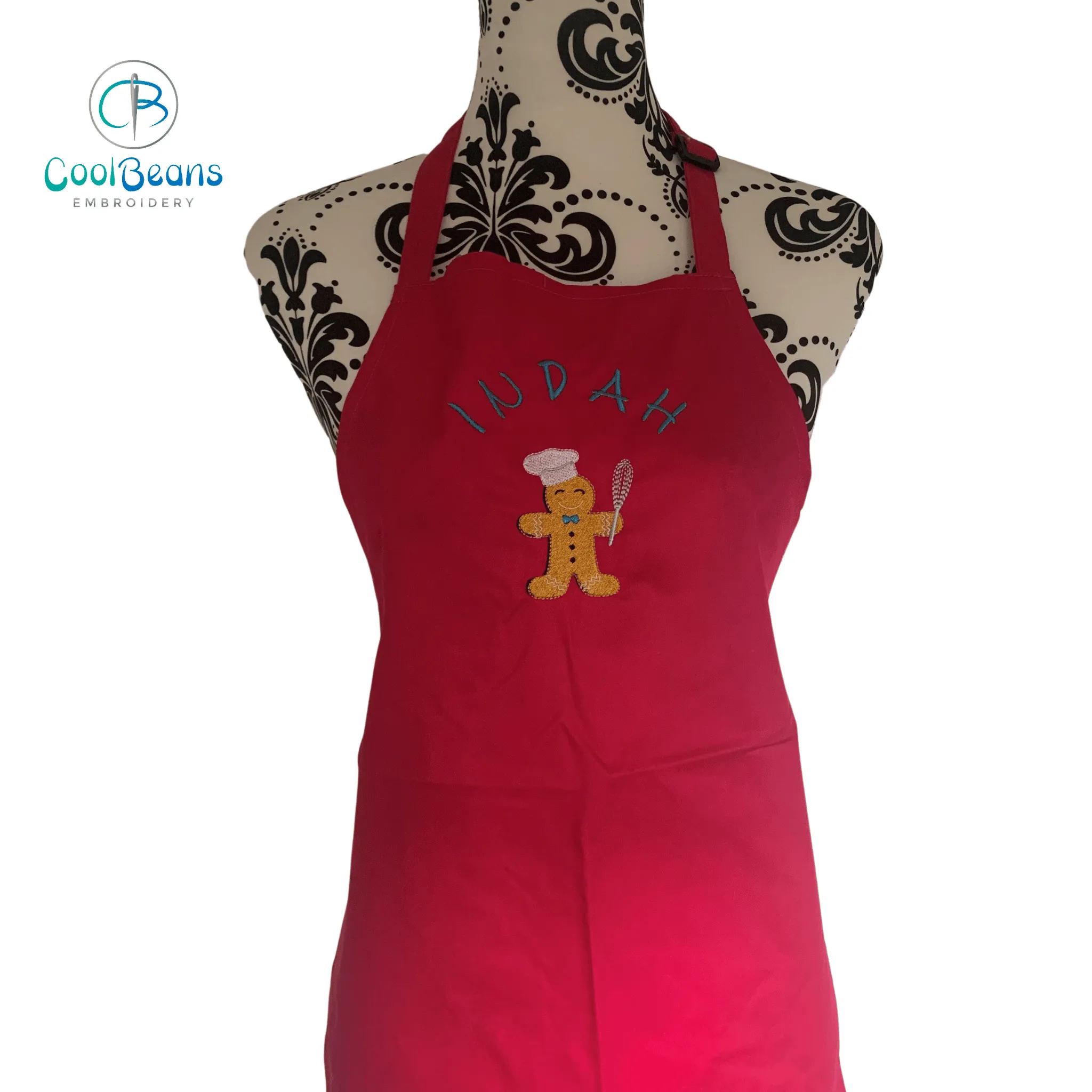 Apron - Gingerbread Man - Personalised