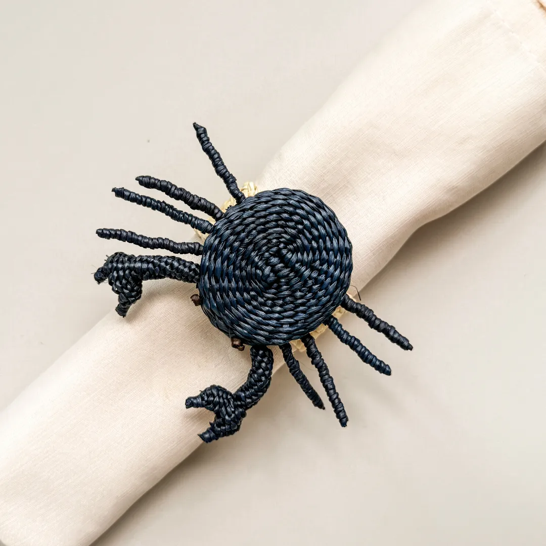 Crab Napkin Ring made of iraca palm