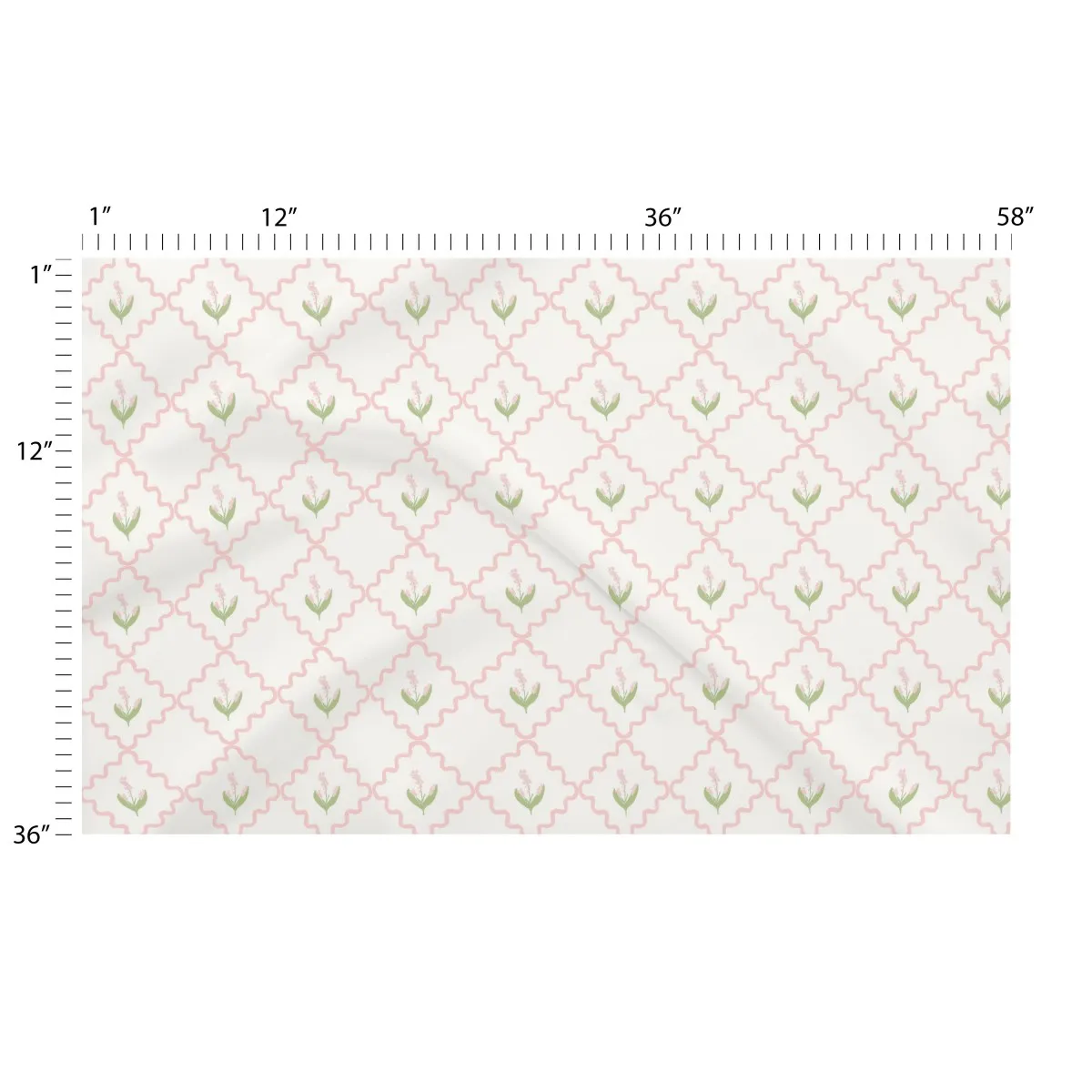 ElizaPink - Natural Fiber Fabric Sample - 9" x Full Width