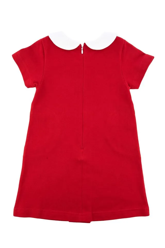 Florence Eiseman - Pockets & Flowers Pique Knit Dress