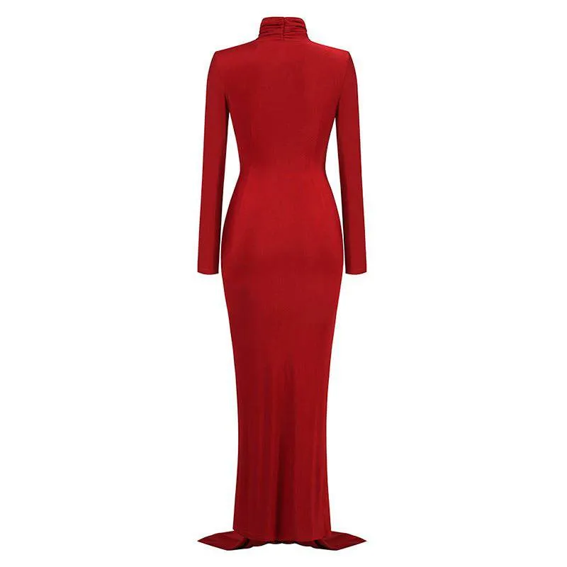 Laney Turtleneck Long Sleeve Bodycon Dress