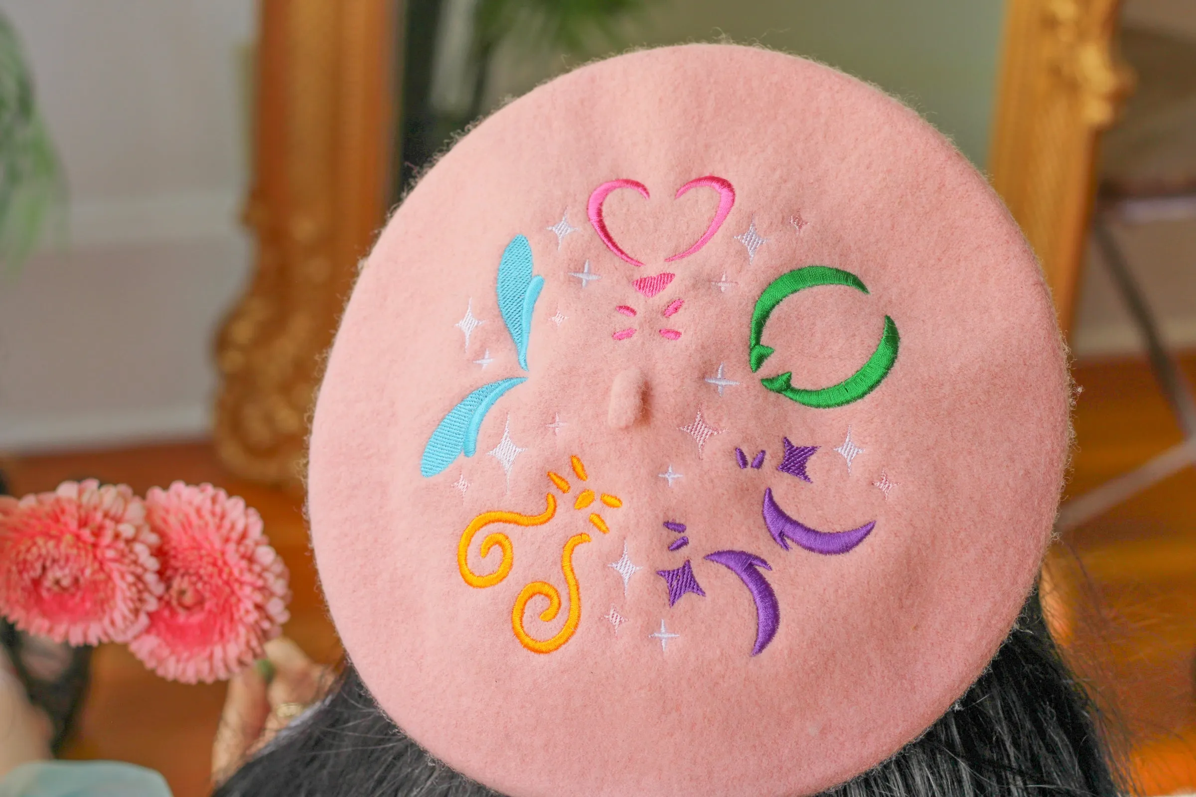 Mew Marks Embroidered Beret!