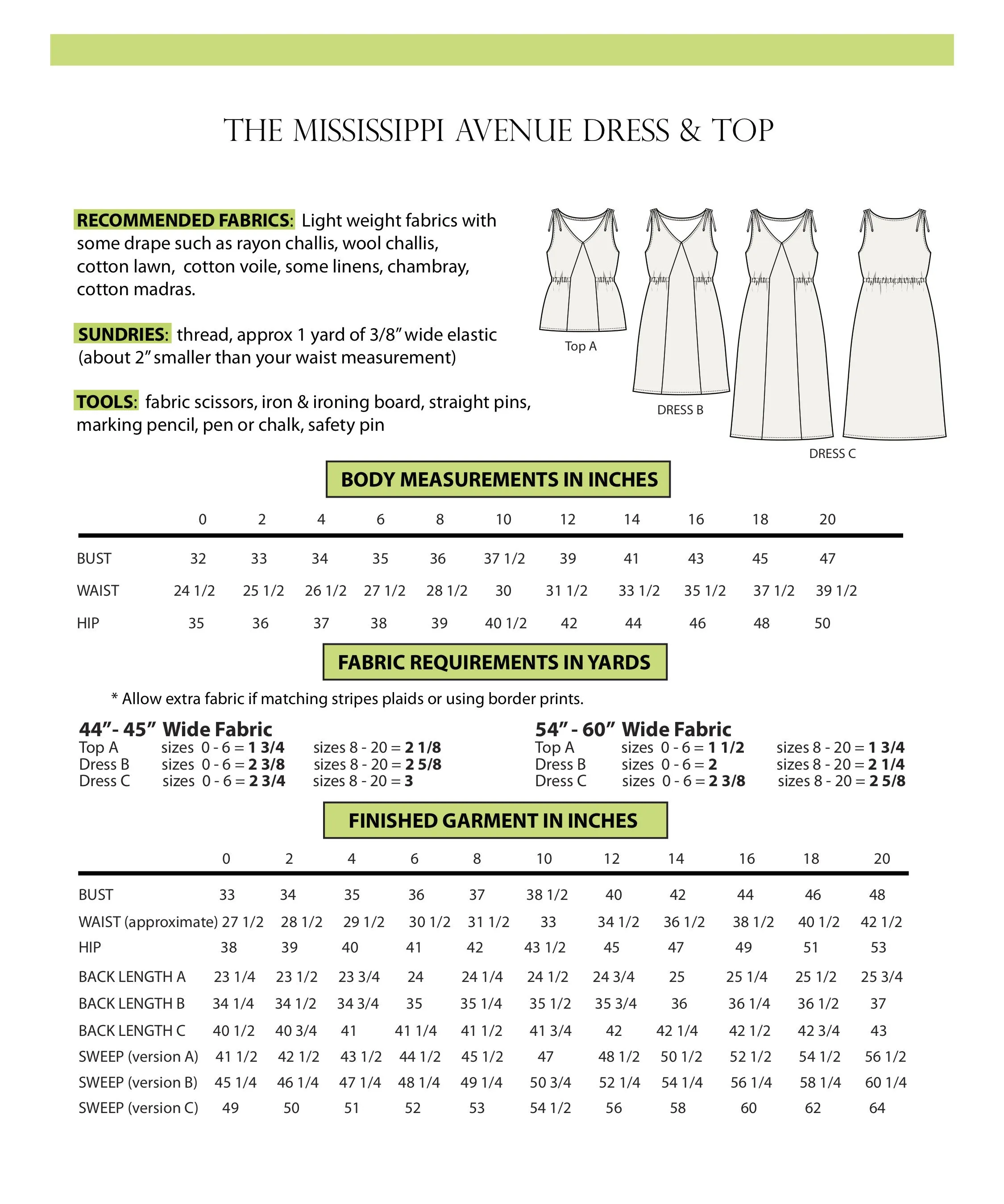 Mississippi Avenue Dress   Top