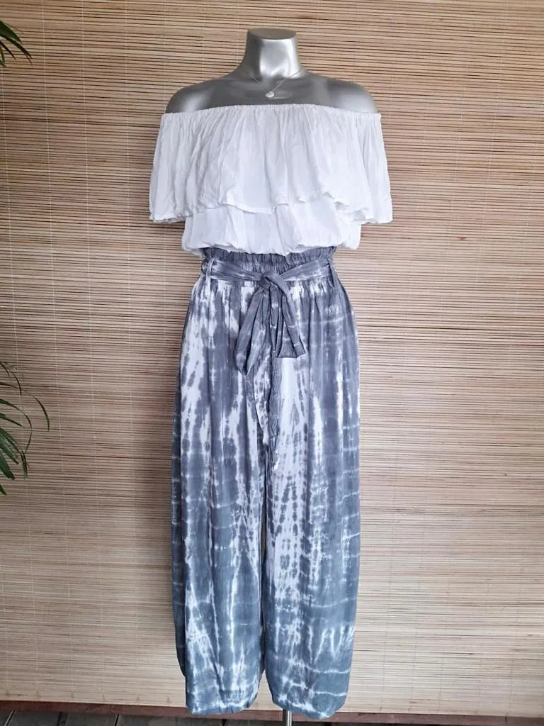 PANT ELSA New Tie Dye Grey
