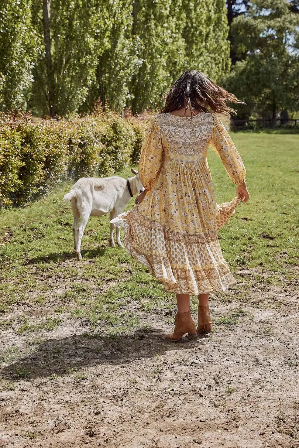 Saba Midi Dress with Pockets