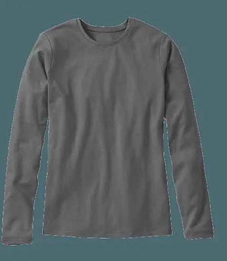 Steel Gray Full Sleeves T-shirt