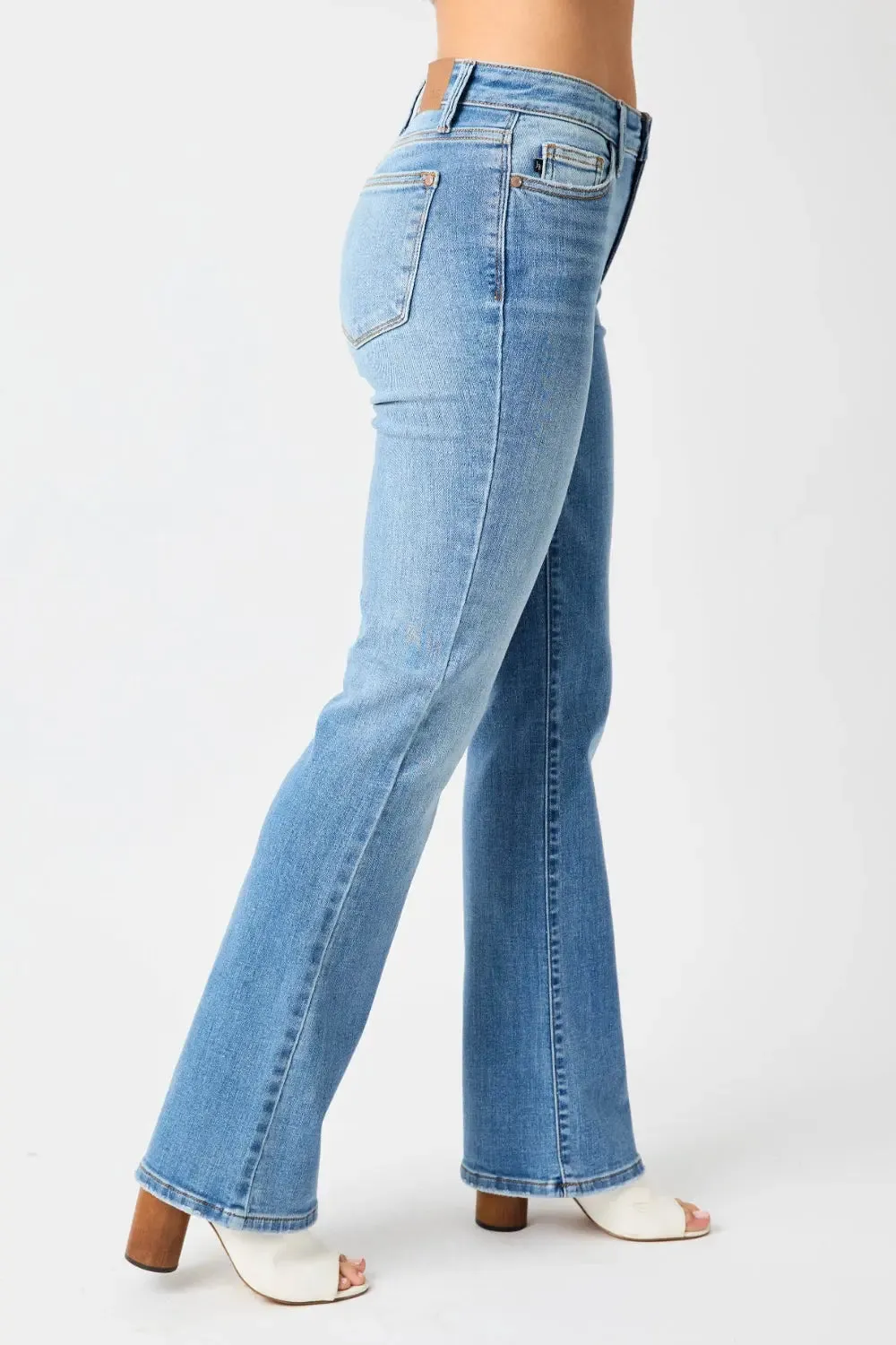 Women's Jeans - Full Size Mid-Rise Waist Straight leg by Judy Blue