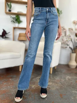 Women's Jeans - Full Size Mid-Rise Waist Straight leg by Judy Blue